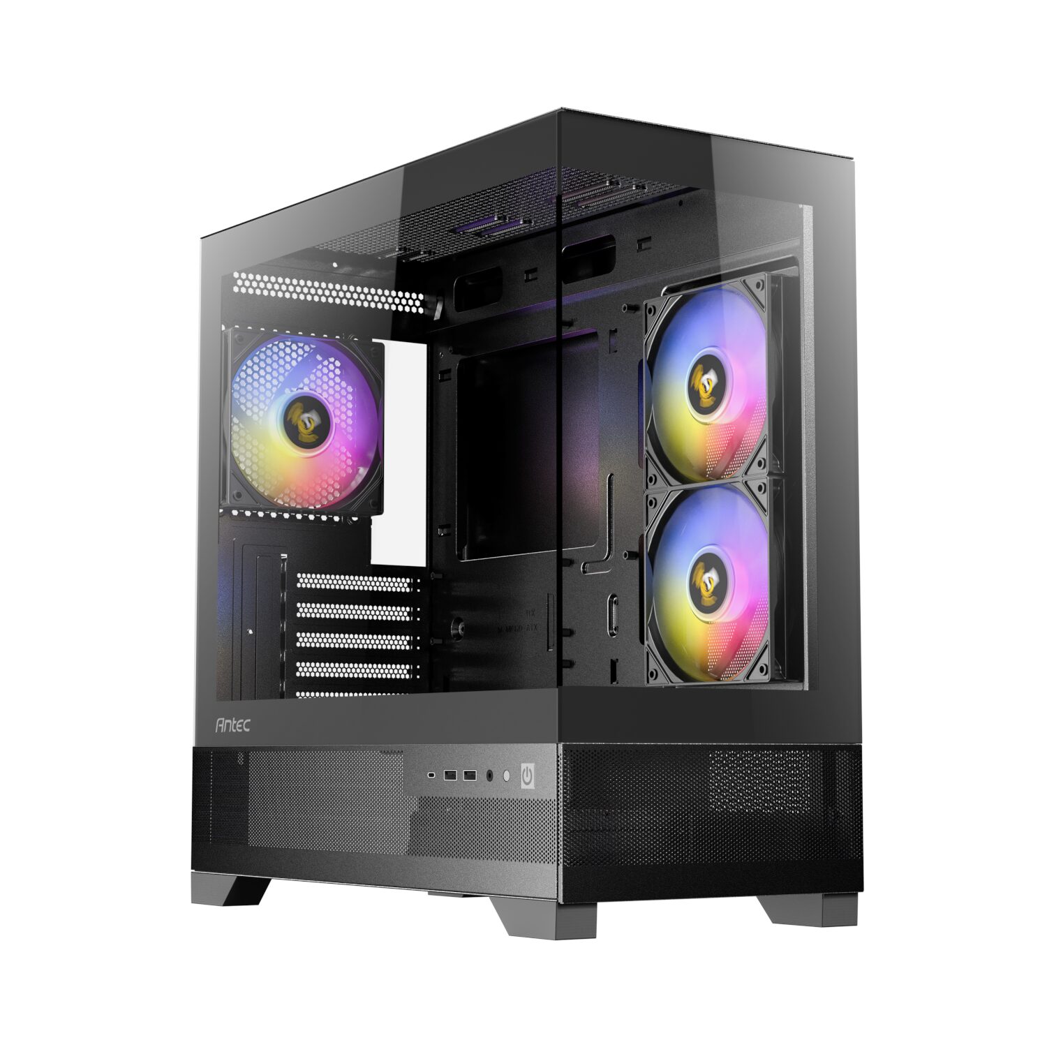 Antec Cx500m Argb Gaming Chassis | M-Atx | Itx | Type-C - Black