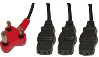 3 Way Power Cable - 3.8m Dedicated