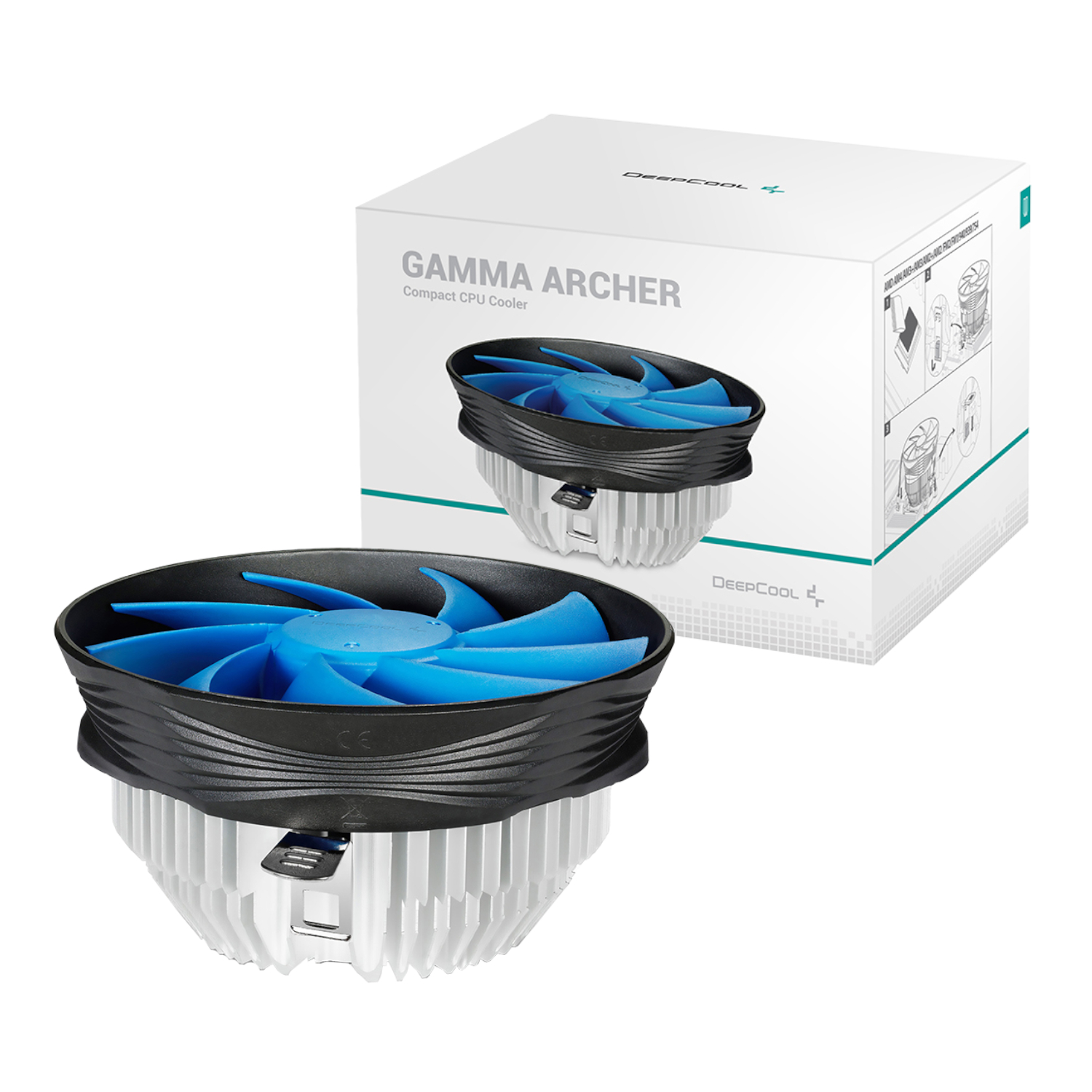 Deepcool Gamma Archer 120mm Cpu Cooler - Black/Blue