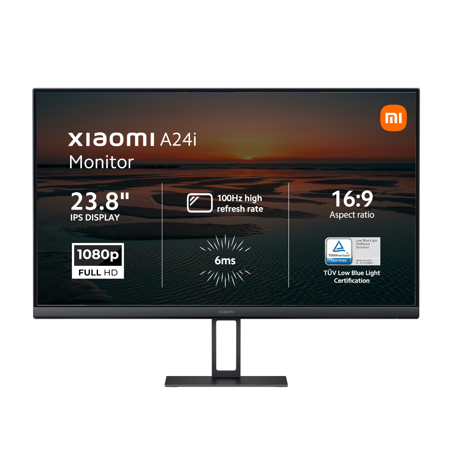 Xiaomi A24i 24" Full Hd 1080p Ips Monitor (100hz, 6ms, And Vesa Mount)