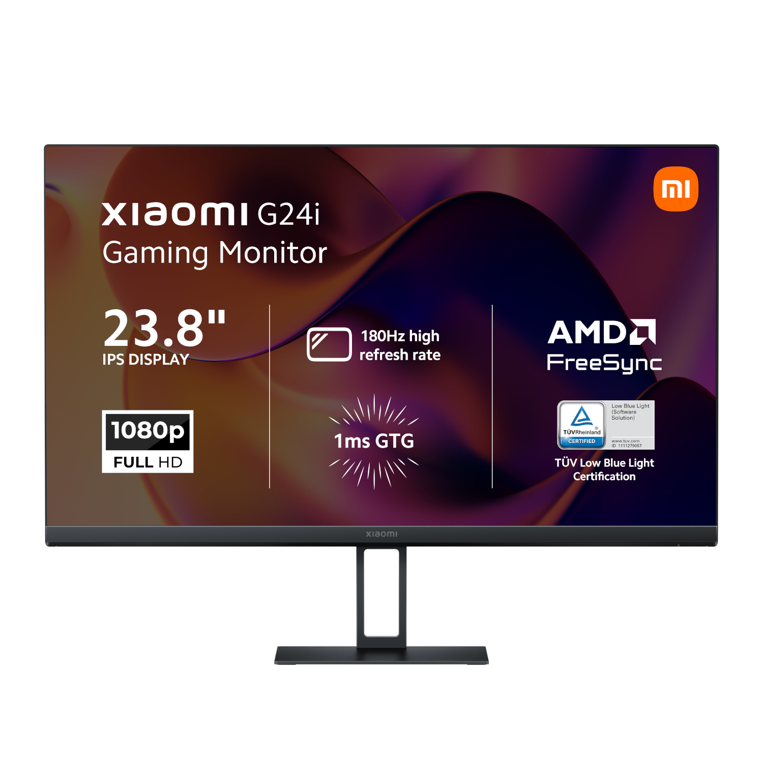 Xiaomi G24i 24" Full Hd 1080p Ips Gaming Monitor (180hz, 1ms, 16:9, Hdmi/Dp, And Amd Freesync)