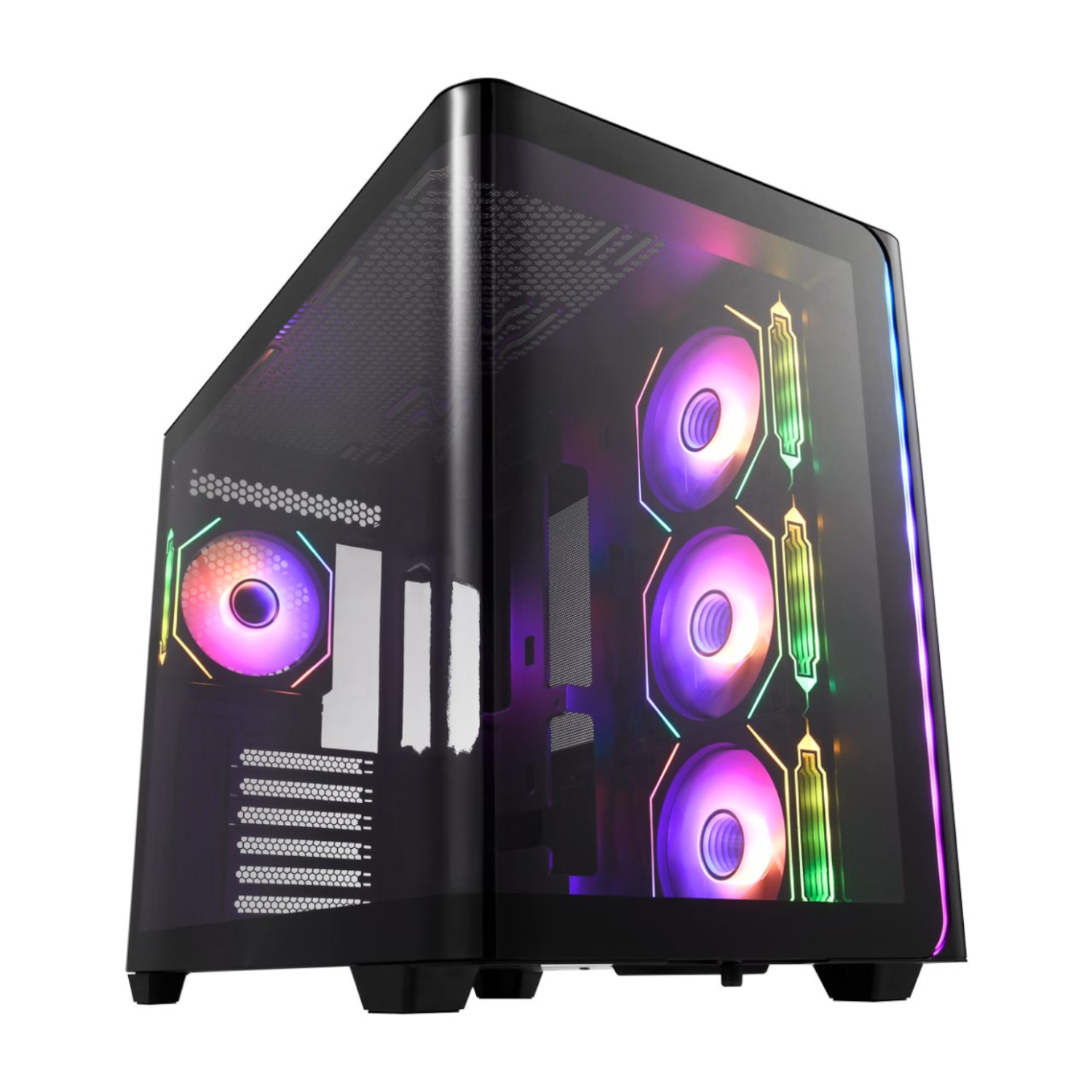 Fsp M580 Atx Gaming Chassis - Black
