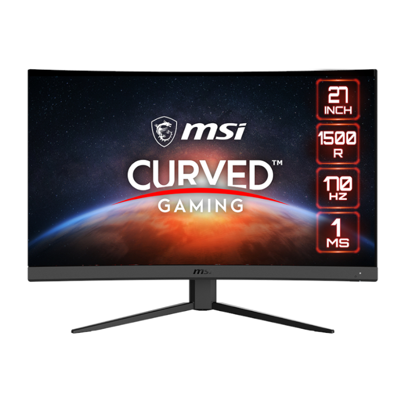 Msi Mon Curve Va 27 1440p 170hz 1ms