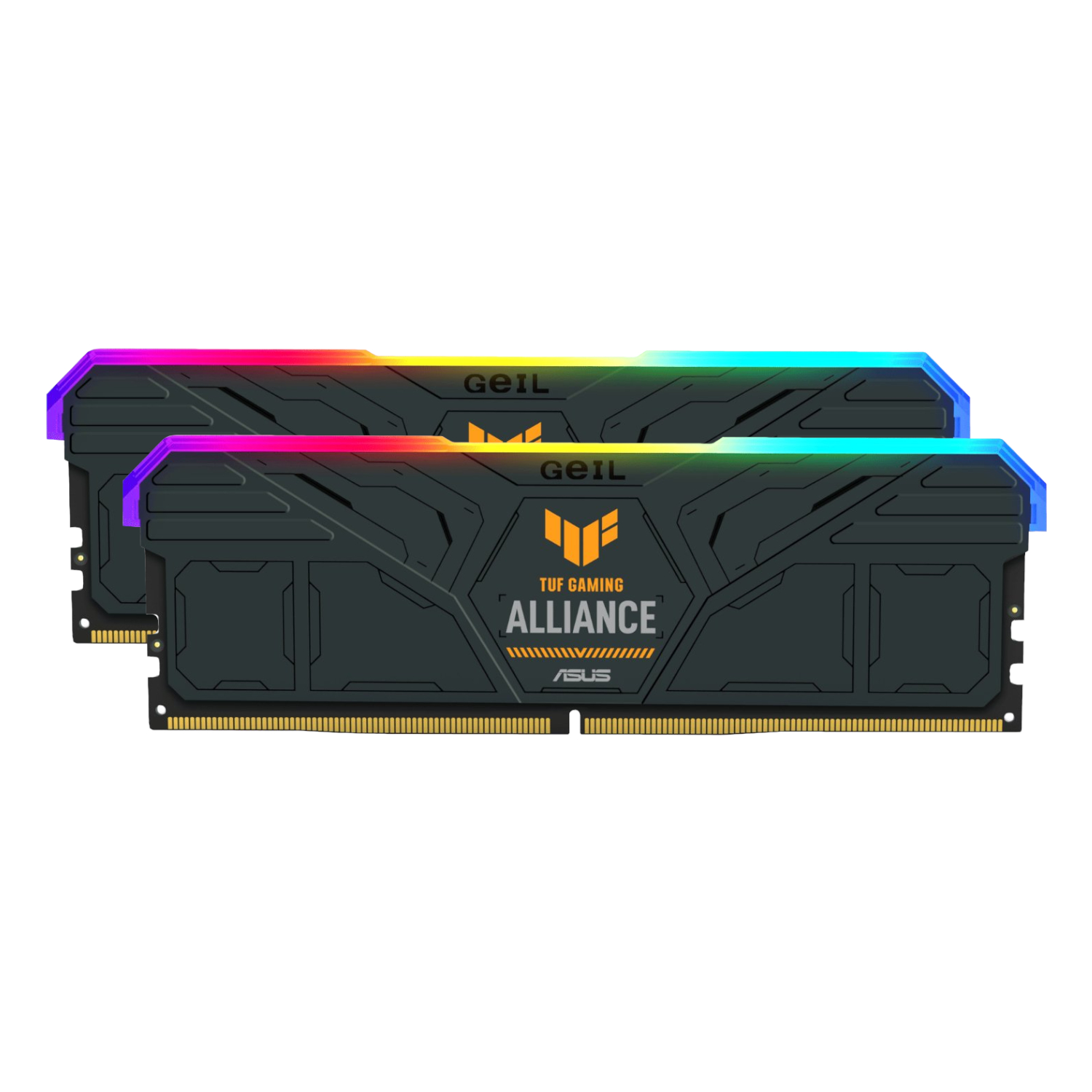 Geil Gemini Tuf Rgb 32gb Ddr5 6000mhz Desktop Gaming Memory Kit (2 X 16gb) – Grey