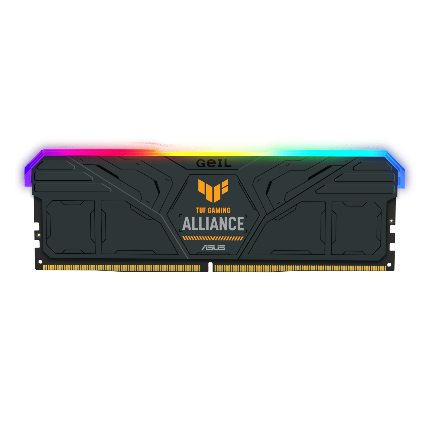 Geil Gemini Tuf Rgb 32gb Kit(2x16gb) 6000mhz Ddr5 Desktop Gaming Memory - Grey