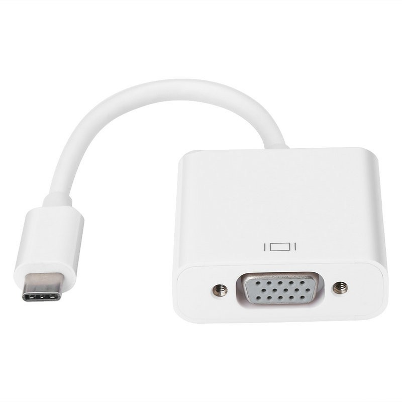 Gizzu 1080p Type-C To Vga Adapter Poly