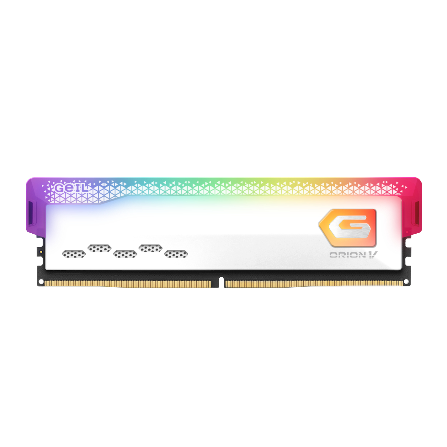 Geil Orion V Rgb 16gb 6000mhz Ddr5 Desktop Gaming Memory - White