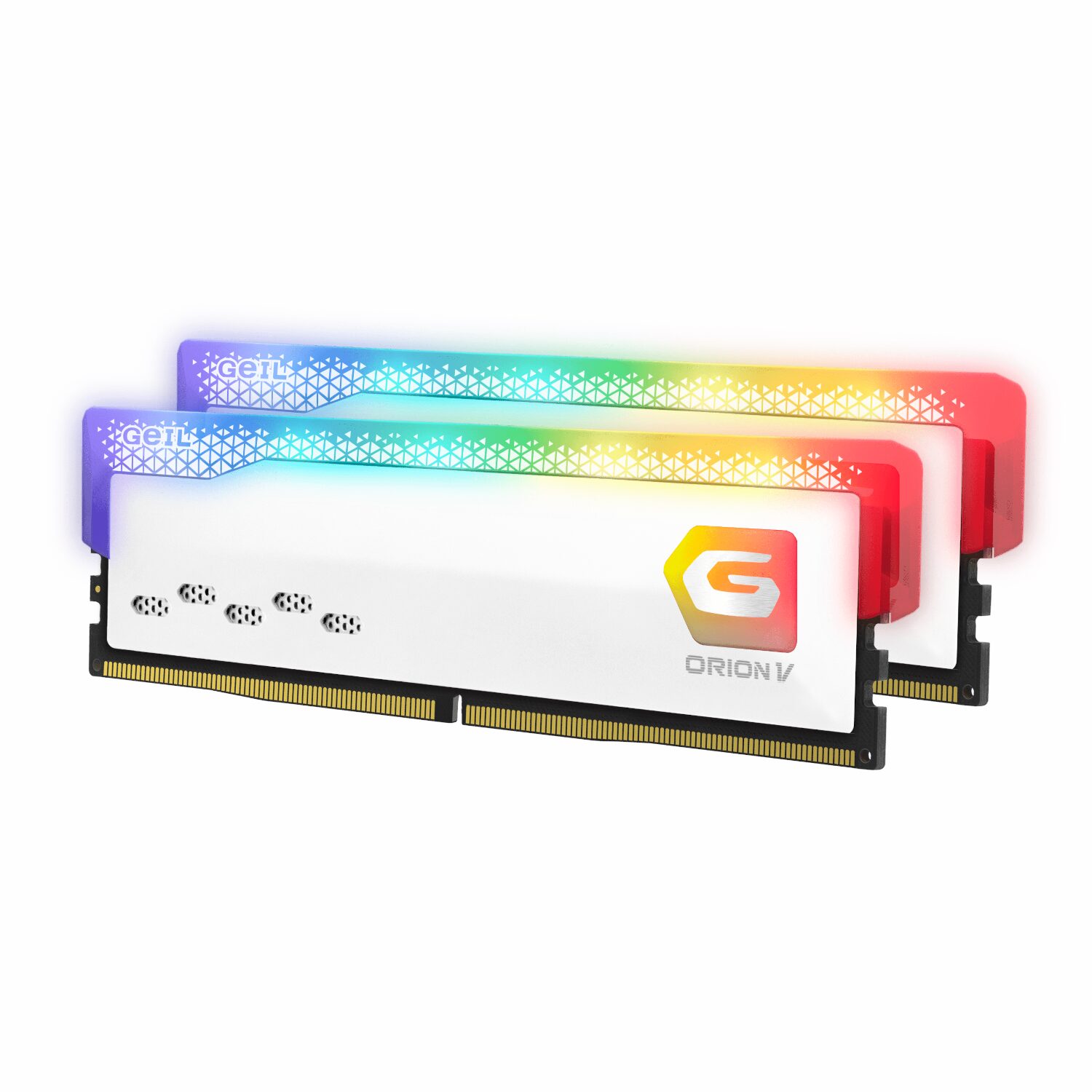 Geil Orion 32gb Kit(2x16gb) 6000mhz Rgb Ddr5 Ram - White