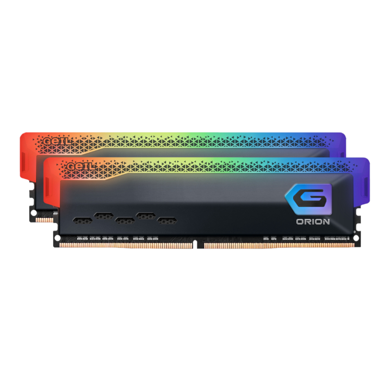Geil Orion Rgb 16gb Kit(2x8gb) 3600mhz Ddr4 Desktop Gaming Memory - Grey