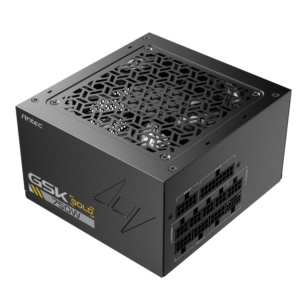 Antec Gsk 750w Pcie 5.1 Gen5 80 Plus Gold Fully Modular Power Supply