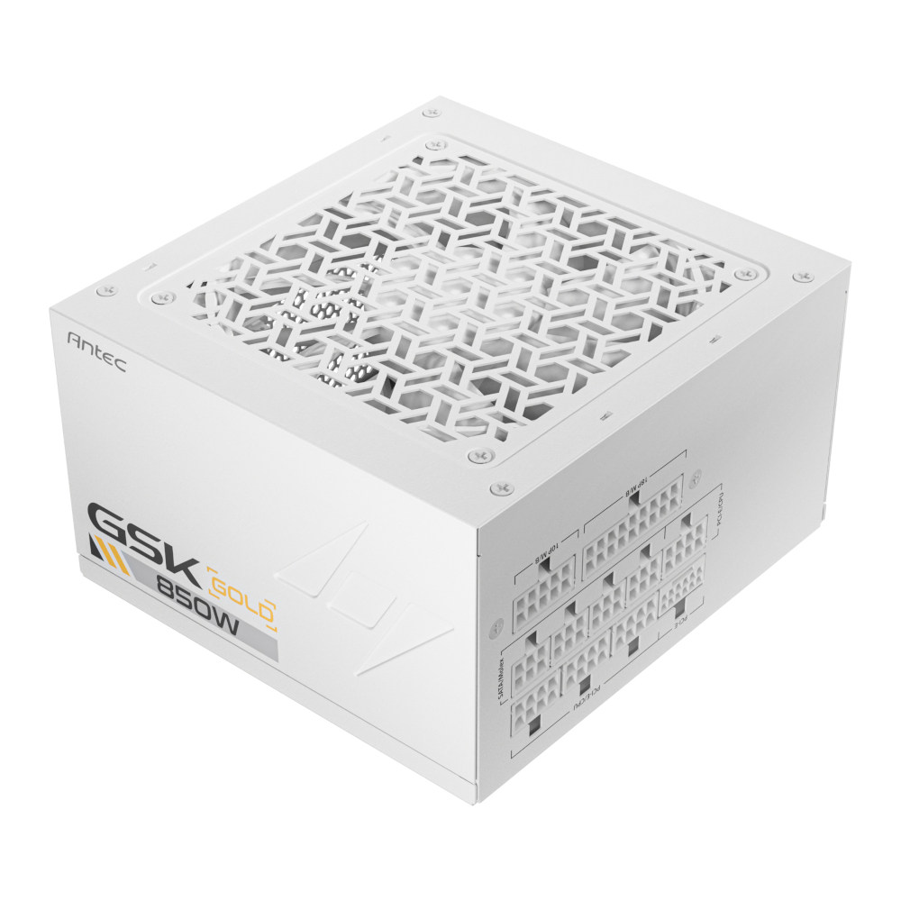 Antec Gsk 850w Gen5 Atx3.1 And Pcie5.1 80 Plus Gold Fully Modular White