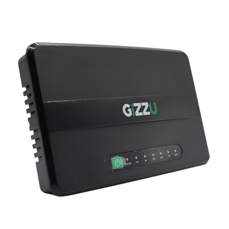 Gizzu 30w 32wh 8800mah Mini Dc Ups Lithium - Black