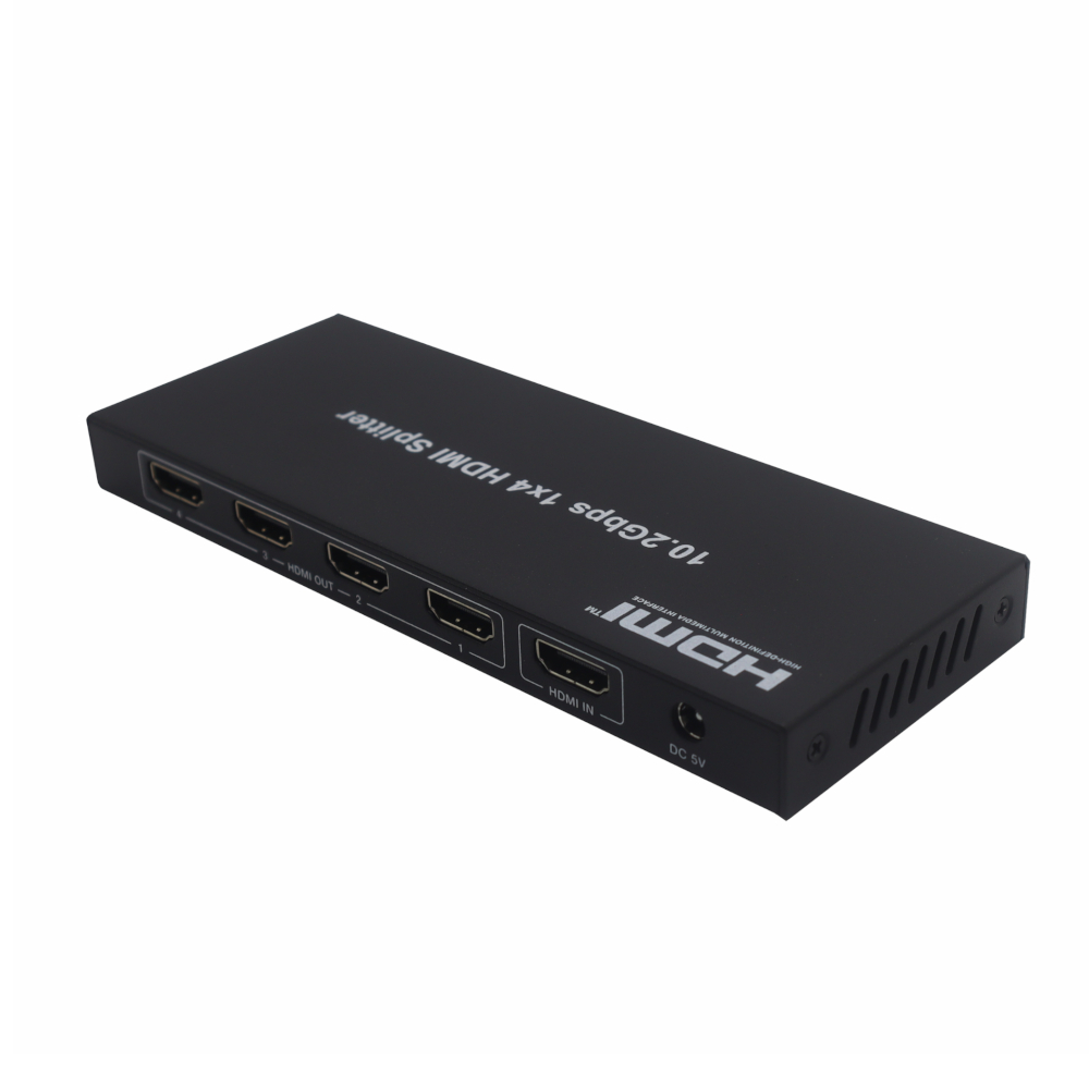 Hdcvt 1x4 Hdmi 1.4 Splitter 4k With Edid Management