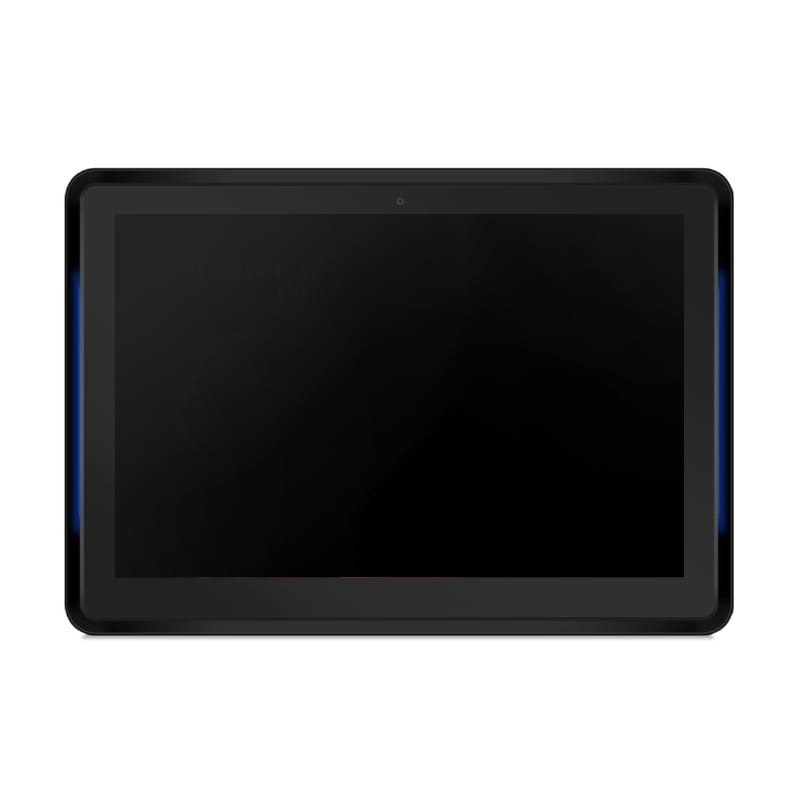 Android 6.0 10.1" Aio Rk3288 A17 2gb Ram 8gb Storage Poe With Led Colour Bar For Meeting Room Signage And Access Control - Black
