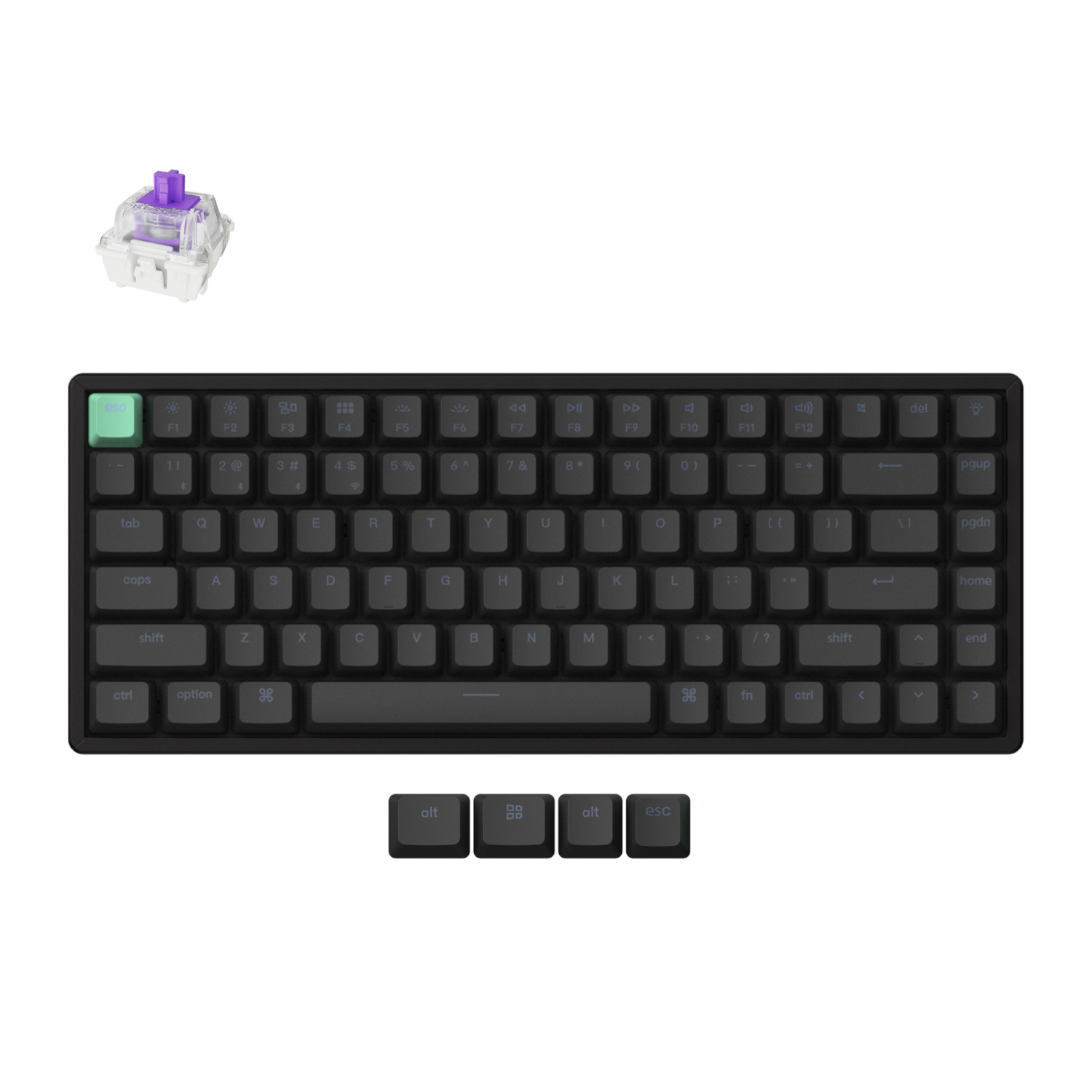 Keychron K2 He Wireless Standard Magnetic Custom Keyboard | Nebula Switch