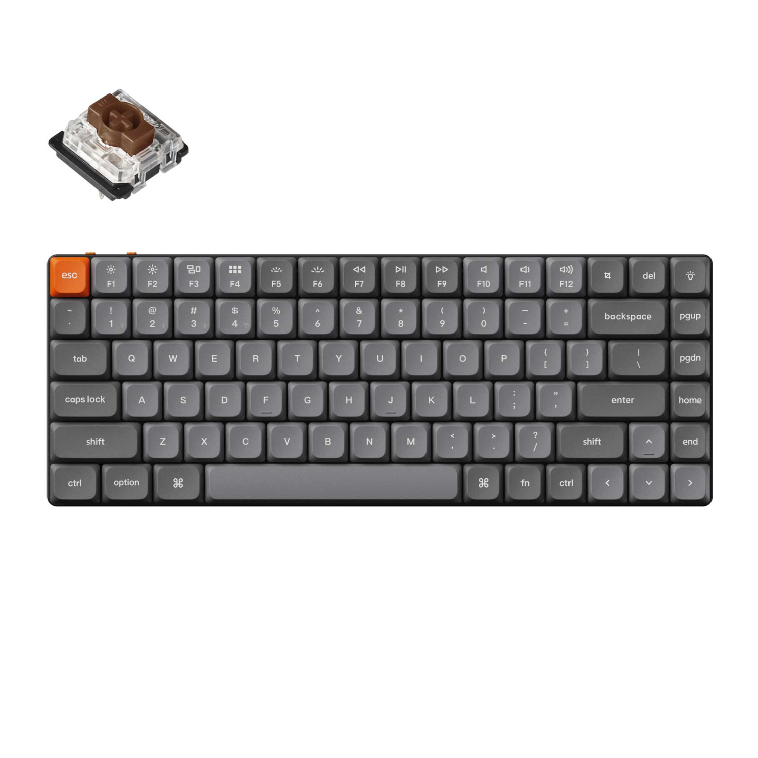 Keychron K3 Max Qmk/Via Wireless 75% Custom Mechanical Keyboard | Brown Switches
