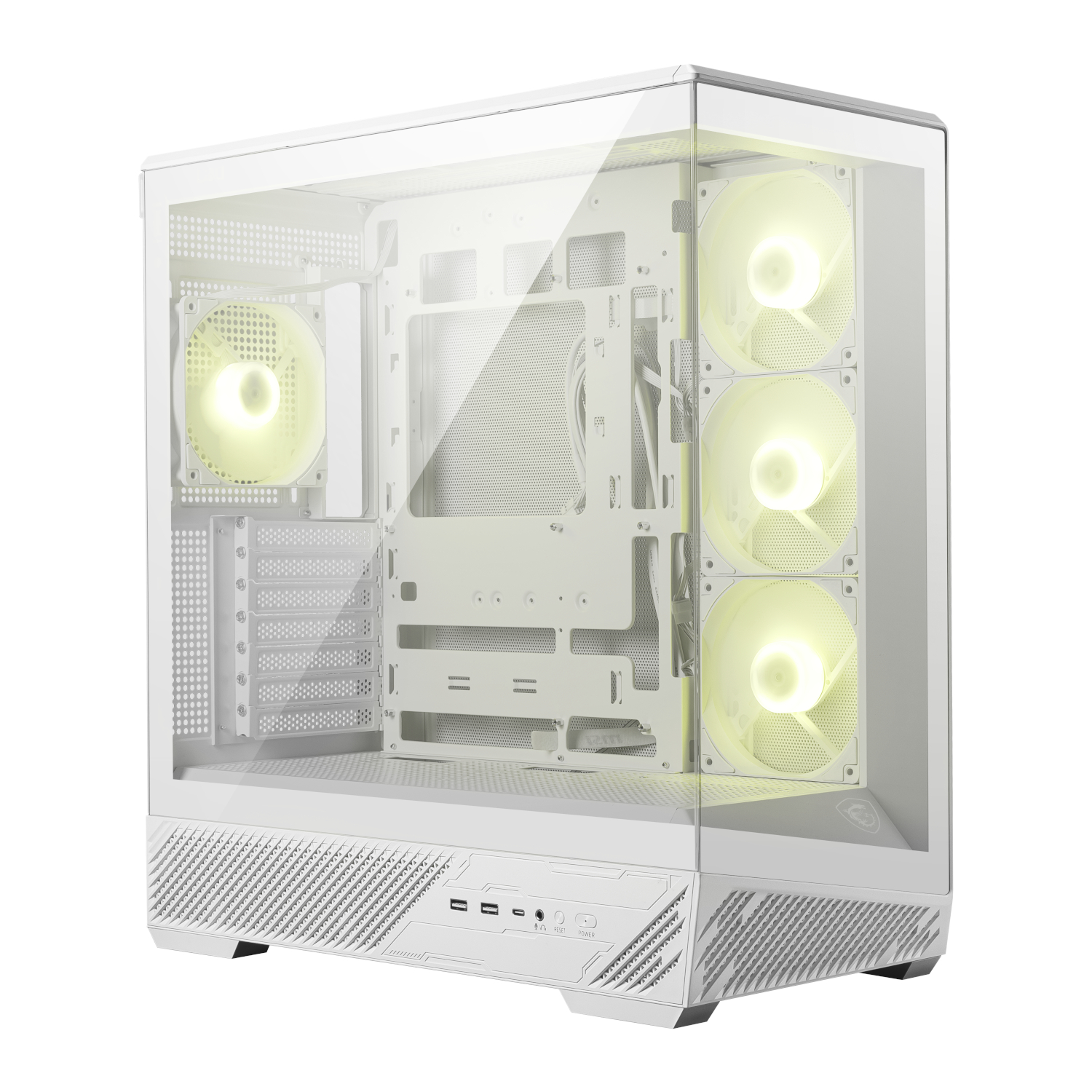 Msi Mag Pano 130r Pz Atx Gaming Chassis - White