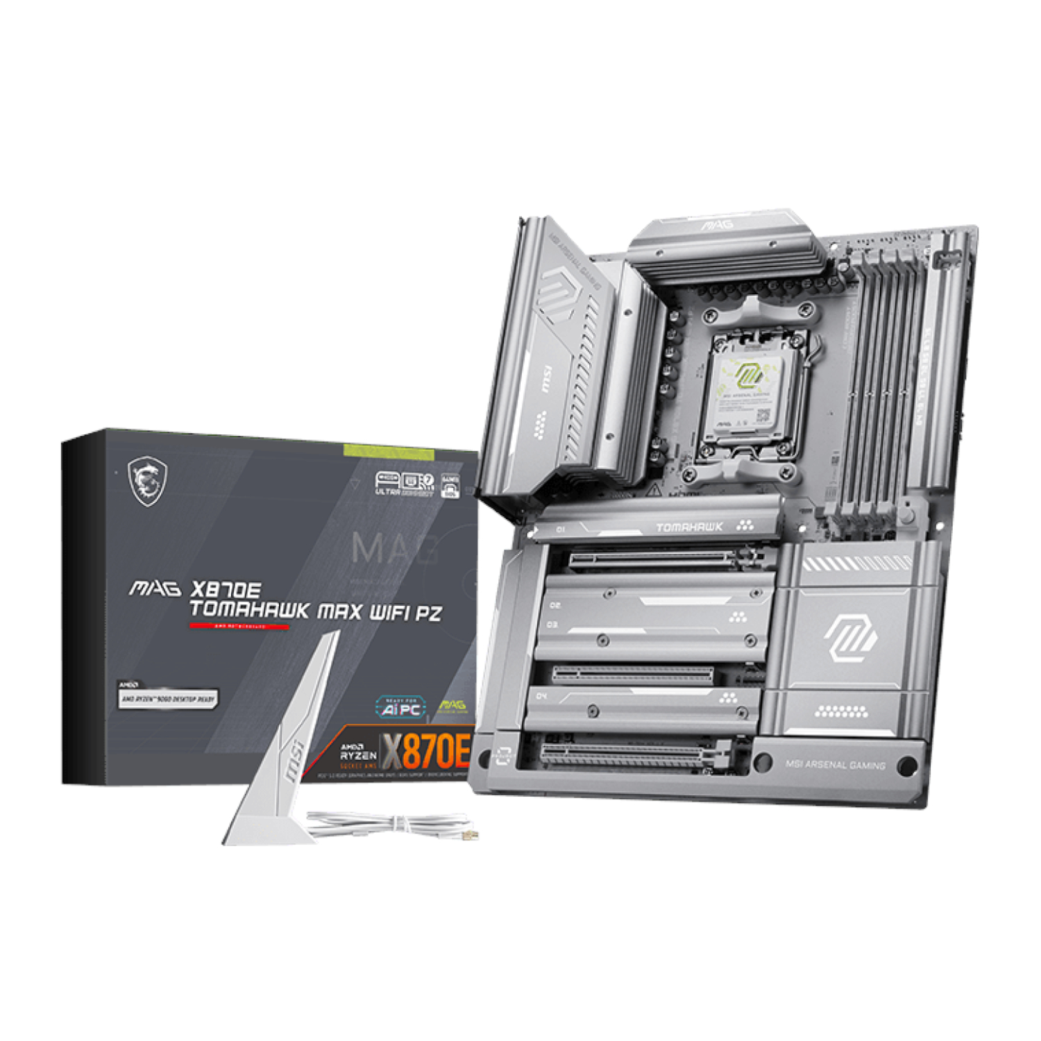 Msi Mag X870e Tomahawk Max Wifi Pz Am5 Atx Motherboard