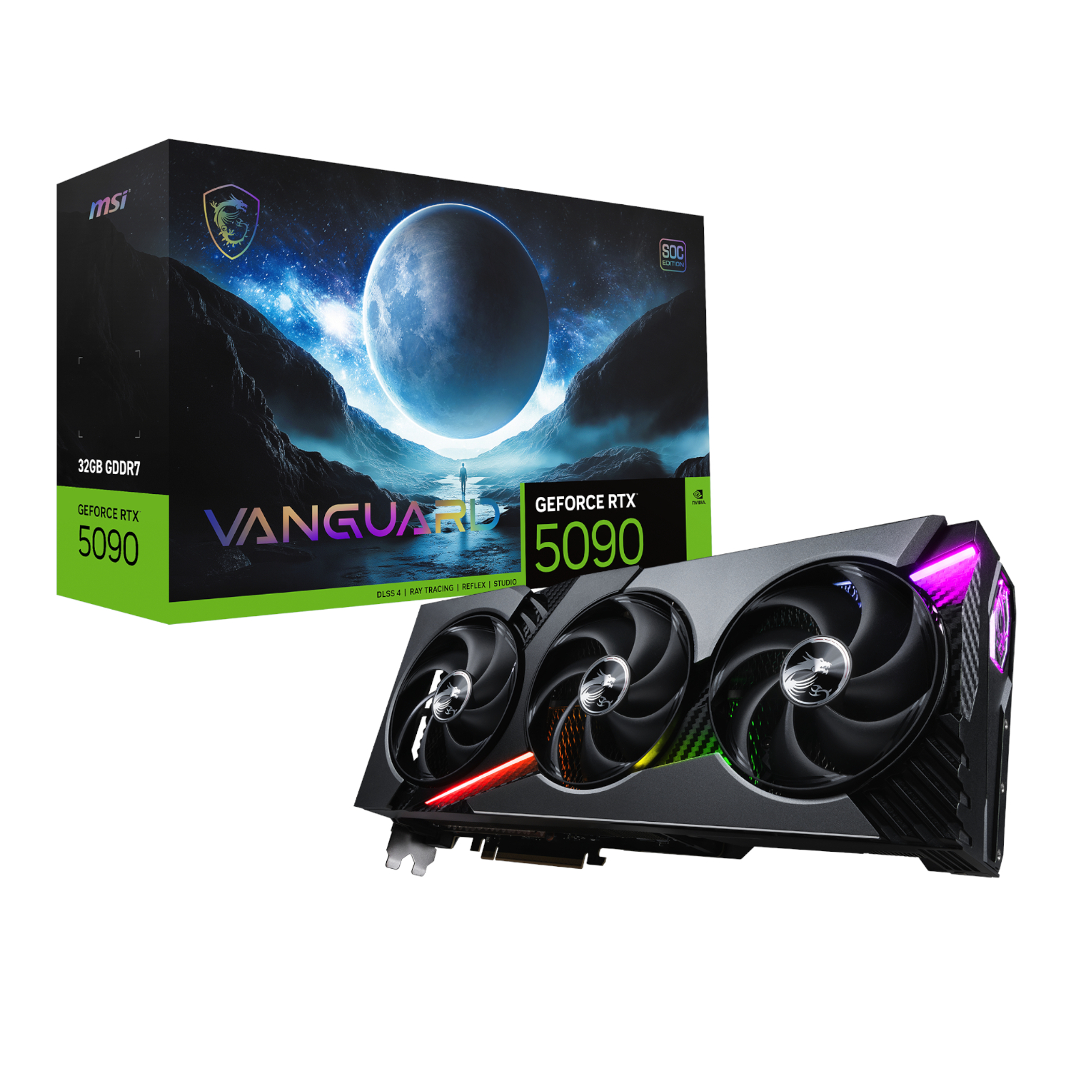 Msi Geforce Rtx 5090 Vanguard Soc 32g Graphics Card