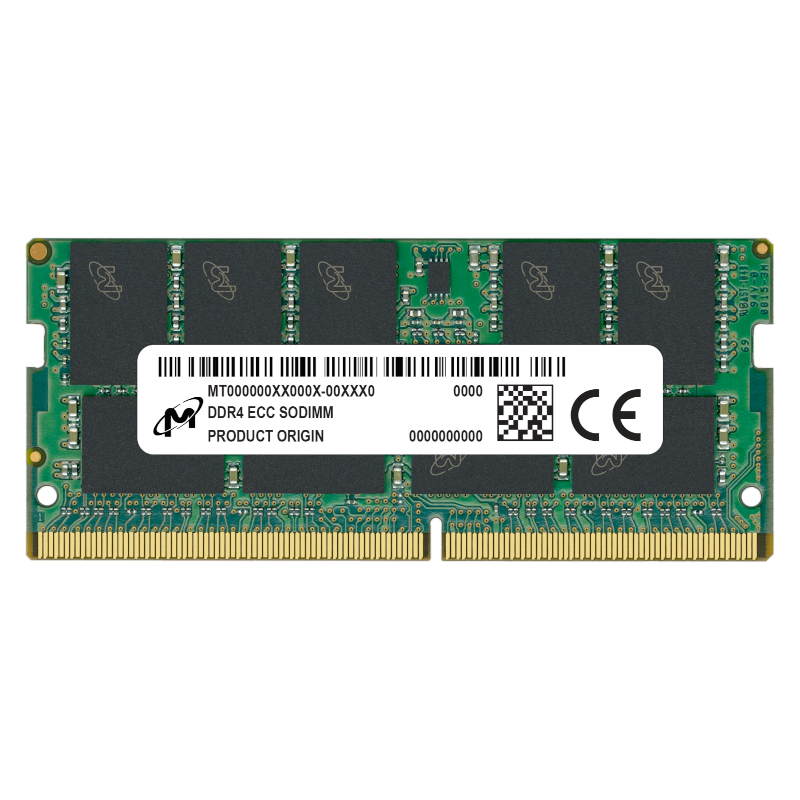 Micron Mta18asf4g72hz-3g2r 32gb 3200mhz Ddr4 Ecc Sodimm Memory