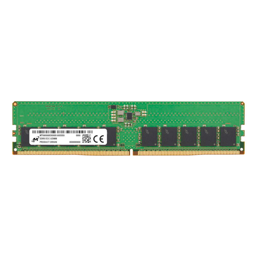 Micron Mtc10c1084s1ec56br 16gb 5600mhz Ddr5 Ecc Cl46 Udimm Memory