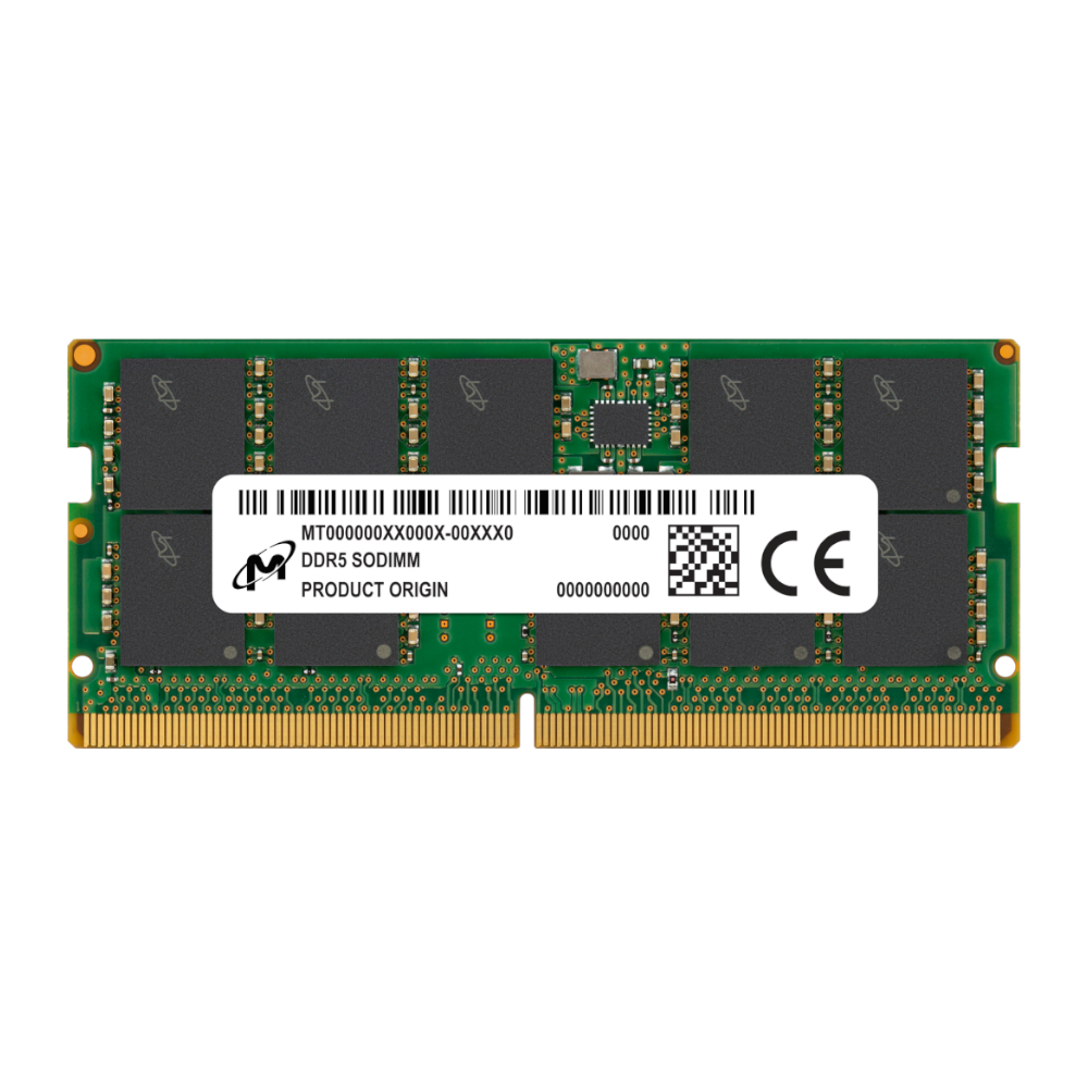 Micron Mtc10c1084s1tc48ba1r 16gb 5600mhz Ddr5 Ecc Cl46 Sodimm Memory