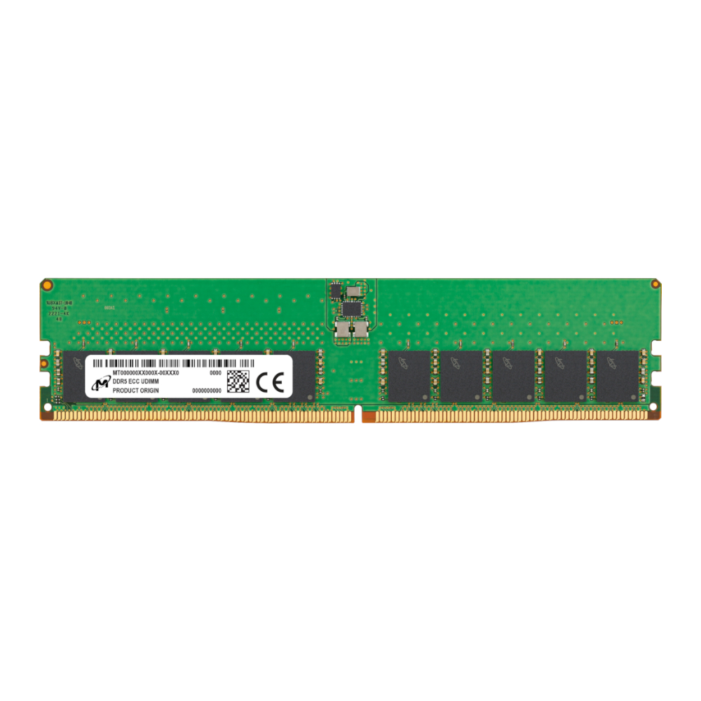 Micron Mtc20c2085s1ec56br 32gb 5600mhz Ddr5 Ecc Cl46 Udimm Memory