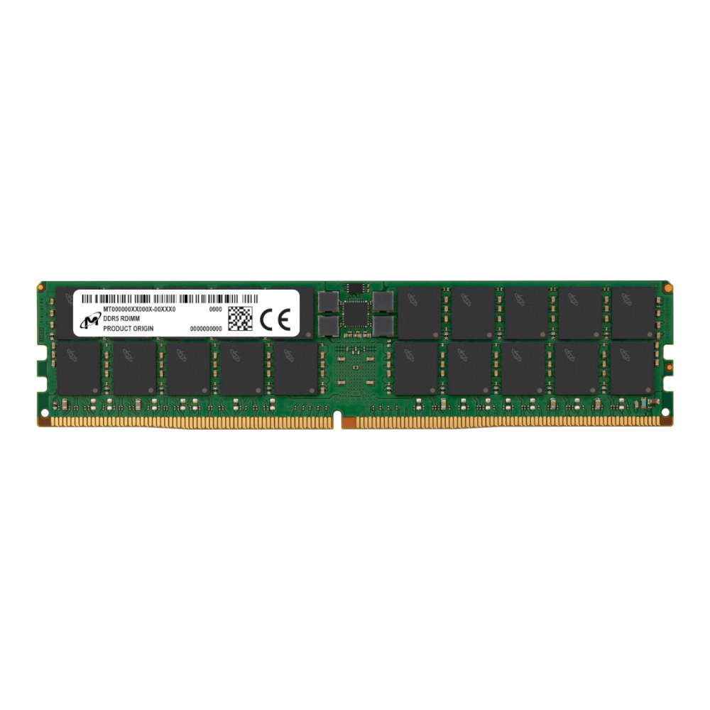 Micron Mtc40f204ws1rc48bb1r 96gb 4800mhz Ddr5 Rdimm Memory