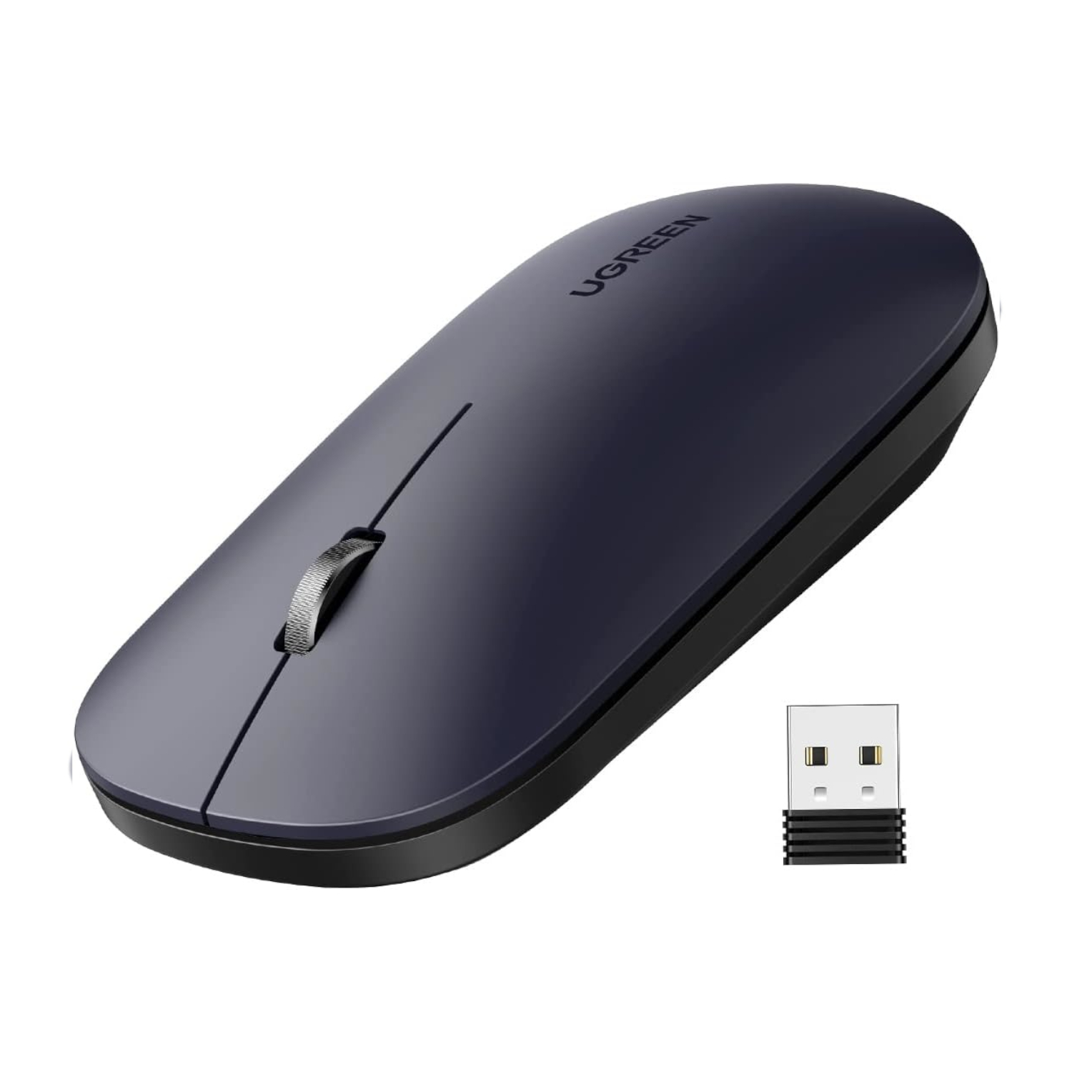 Ugreen Portable 2.4ghz Wireless Mouse - Black