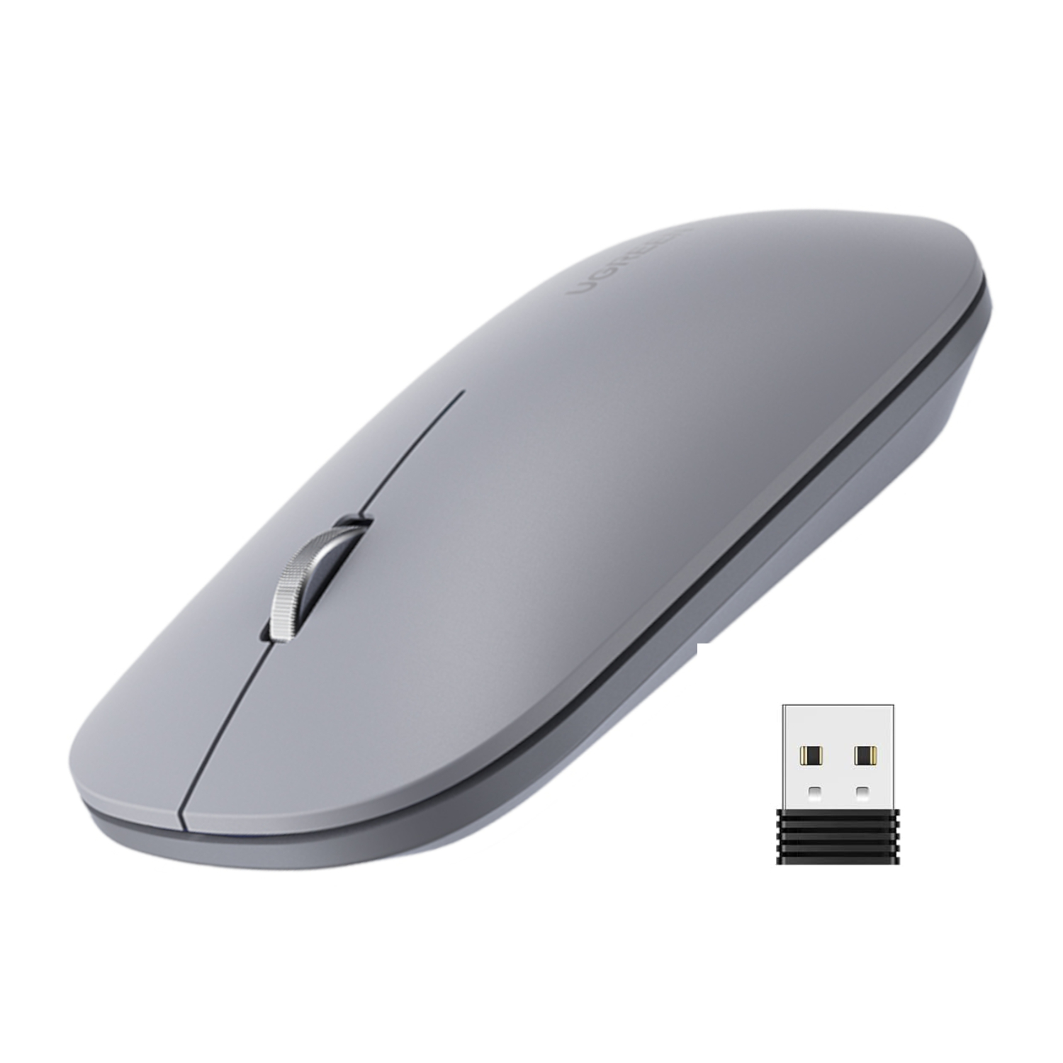 Ugreen Portable 2.4ghz Wireless Mouse - Grey