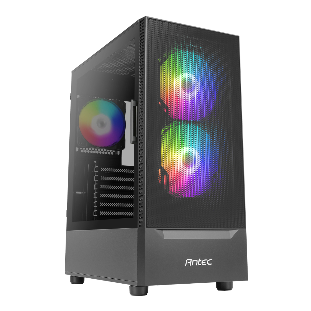 Antec Nx410 V2 Atx | Micro-Atx | Itx Argb Mid-Tower Gaming Chassis - Black