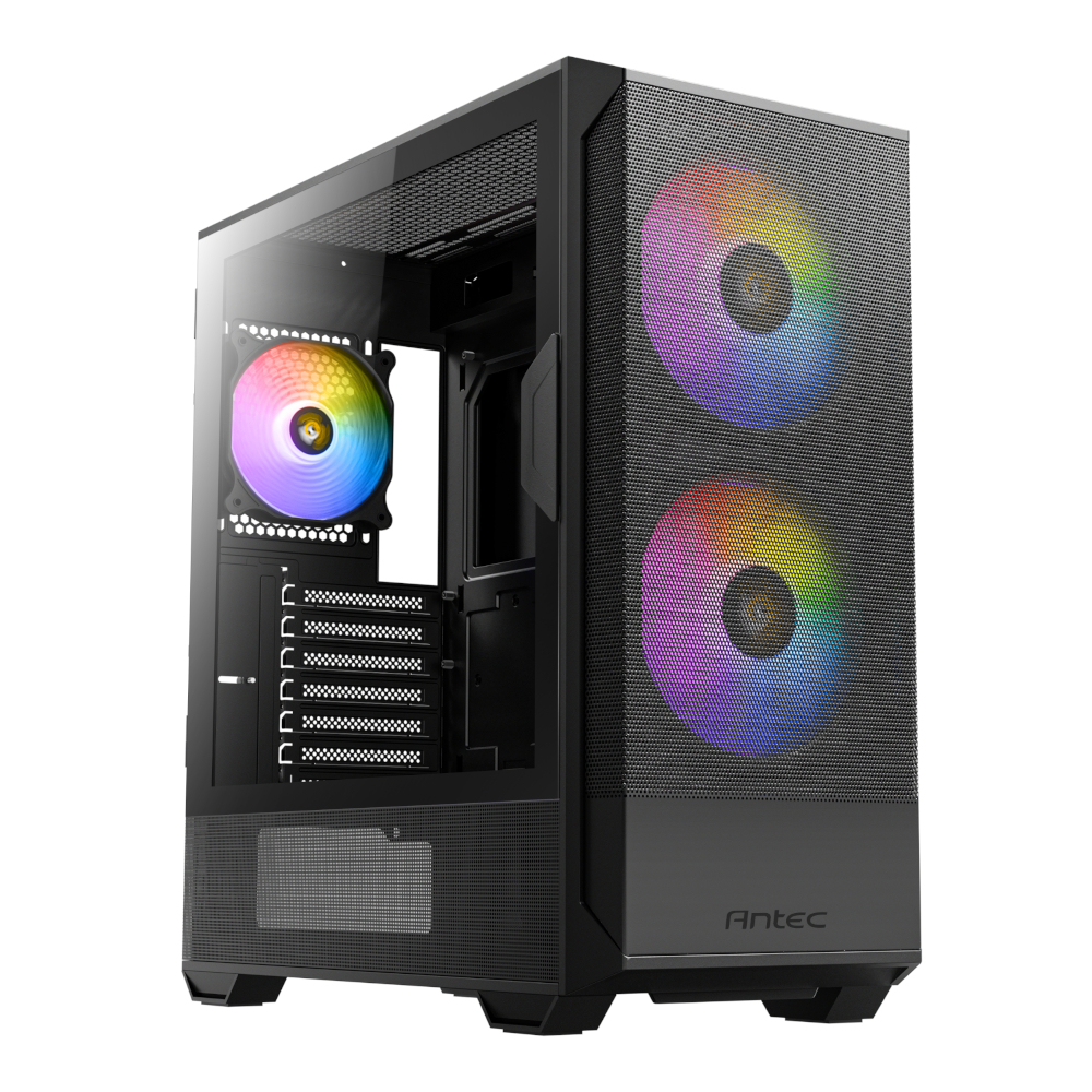 Antec Nx416l Atx | Micro-Atx | Itx Argb Mid-Tower Gaming Chassis - Black