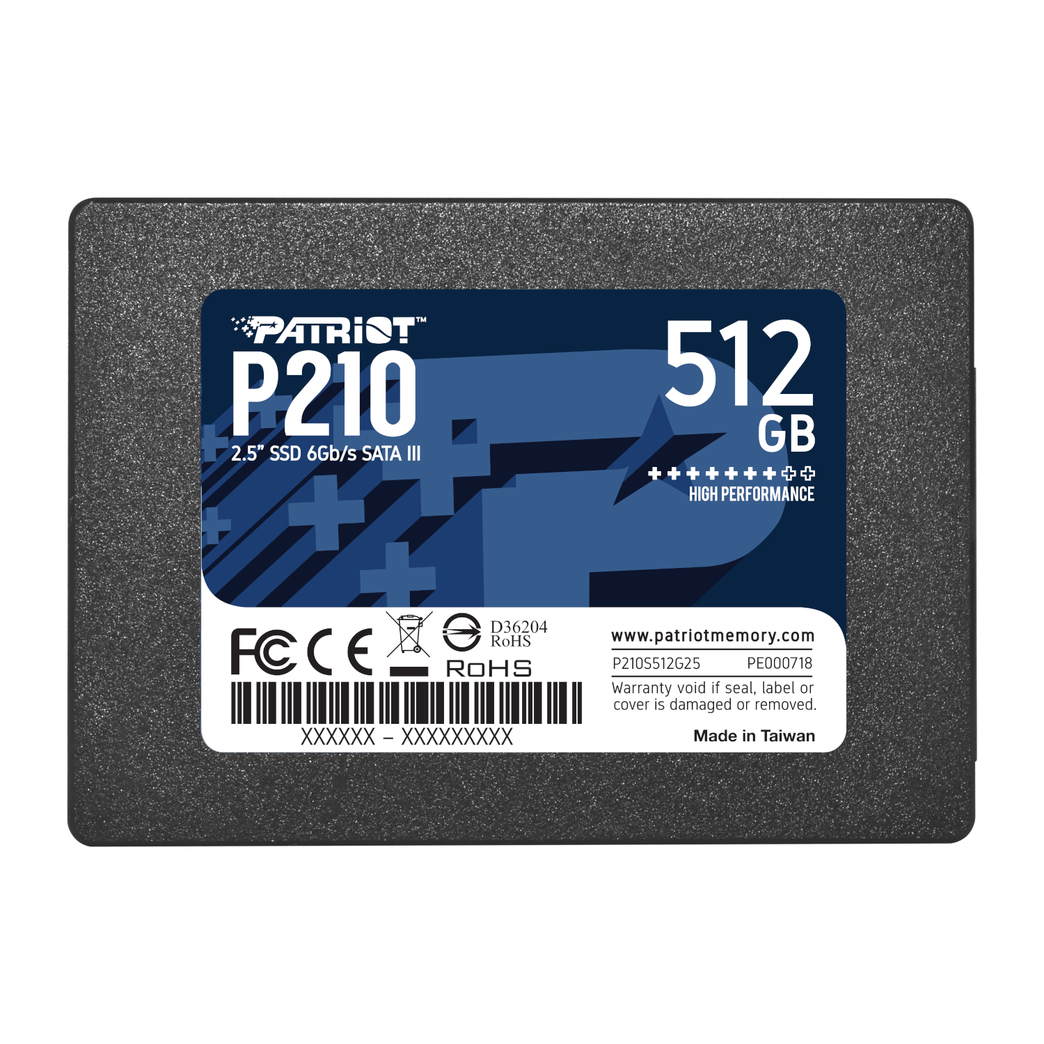 Patriot P210 512gb 2.5 Inch Sataiii Ssd