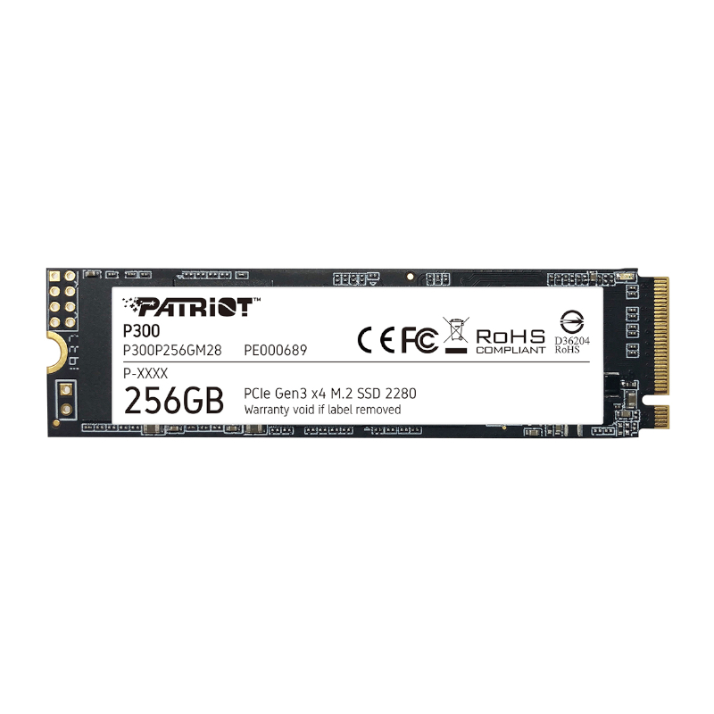 Patriot P300 256gb M.2 Pcie Nvme Ssd
