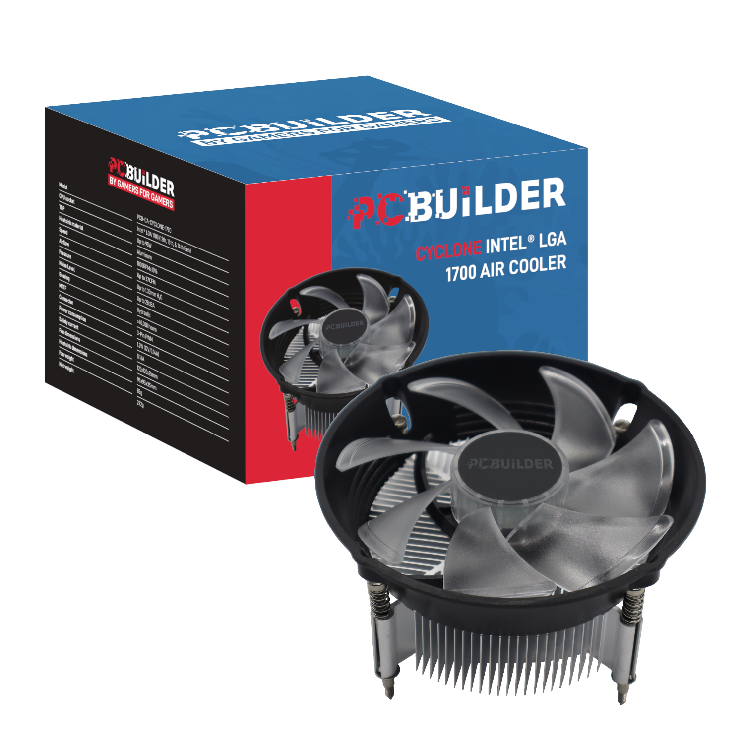 Pcbuilder Cyclone Intel® Lga 1700 Air Cooler