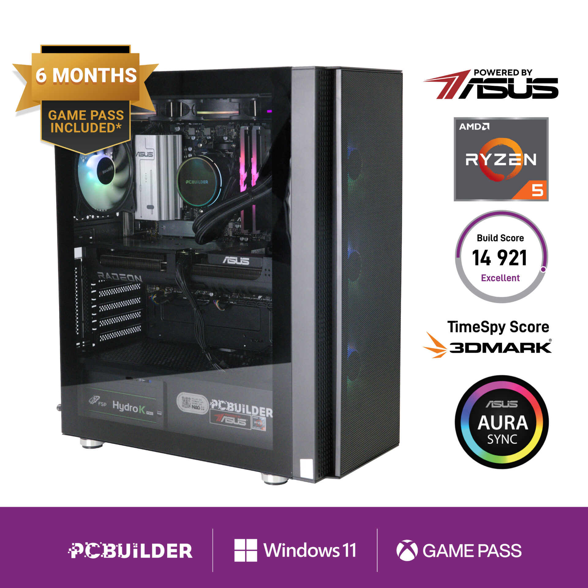 Pcbuilder Ryzen 5 7600 Seeker Windows 11 Gaming Pc