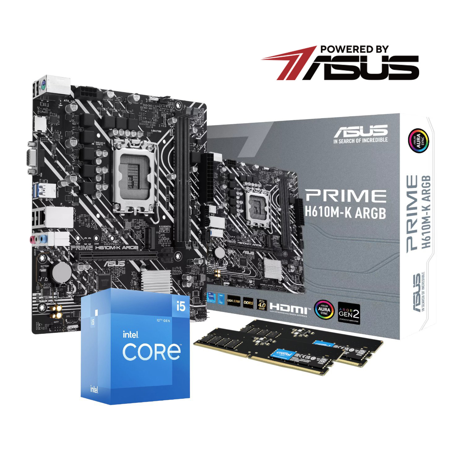 Pcbuilder Intel Core I5-12400f Level Up Core Upgrade Kit