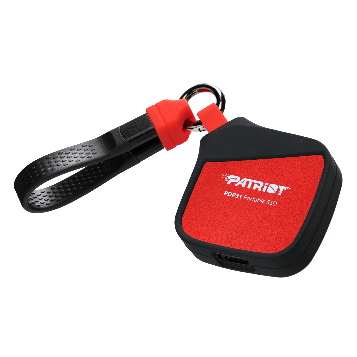 Patriot Pdp31 500gb Type-C Portable Ssd - Red / Black