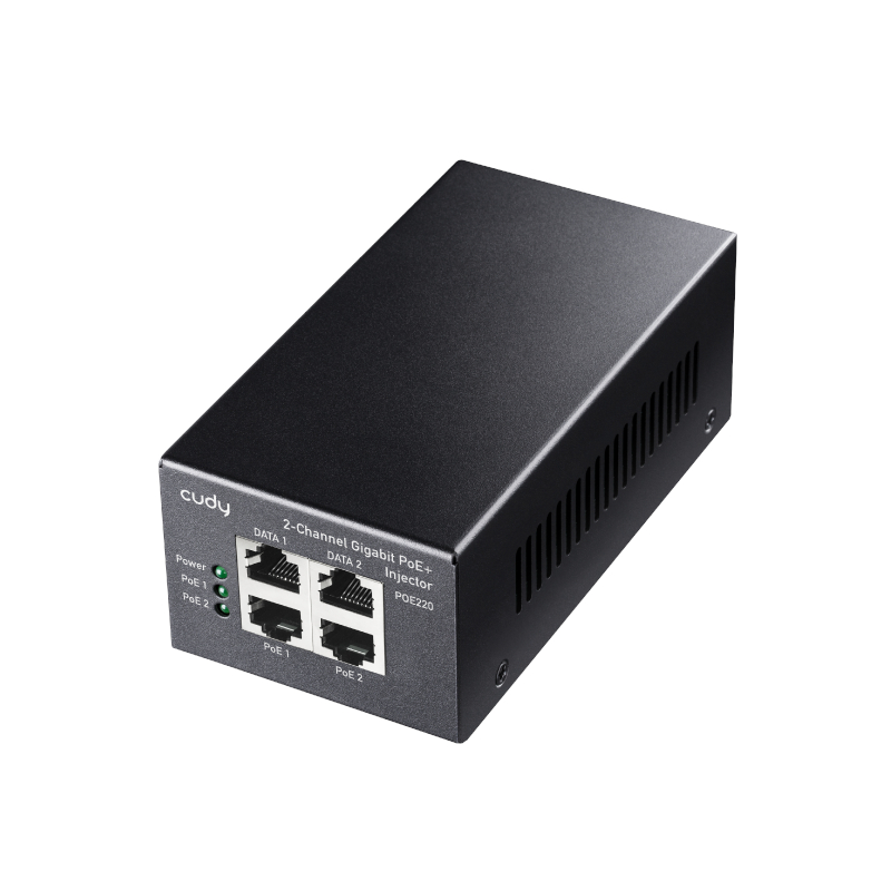 Cudy 2-Channel 30w Gigabit Poe+ Injector