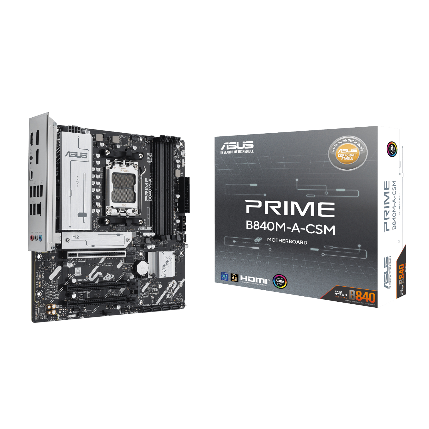 Asus Prime B840m-A-Csm Am5 Micro Atx Motherboard