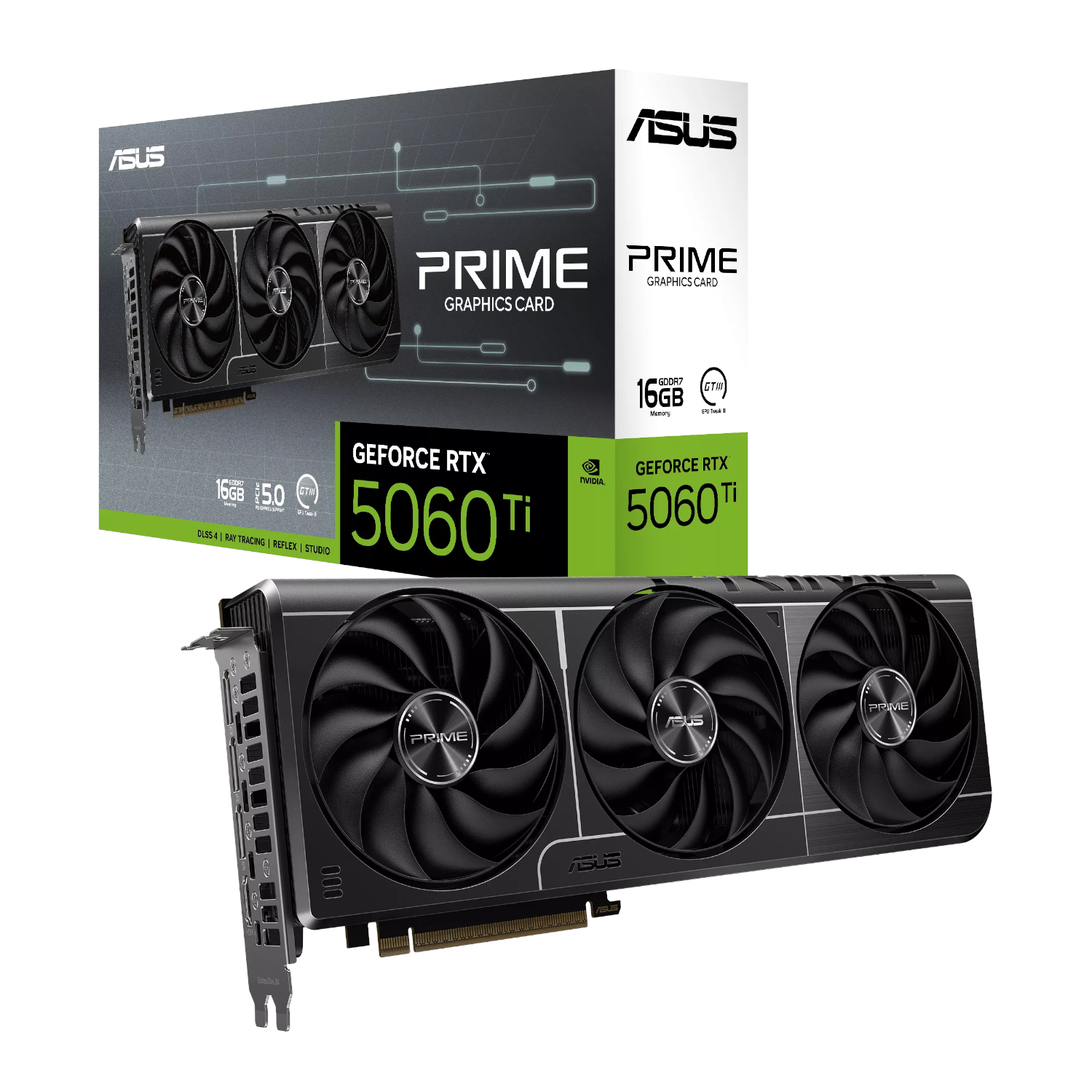 Asus Prime Geforce Rtx 5060 Ti 16gb Gddr7 Graphics Card
