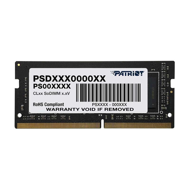 Patriot Signature Line 8gb 2666mhz Ddr4 Dual Rank Sodimm Notebook Memory