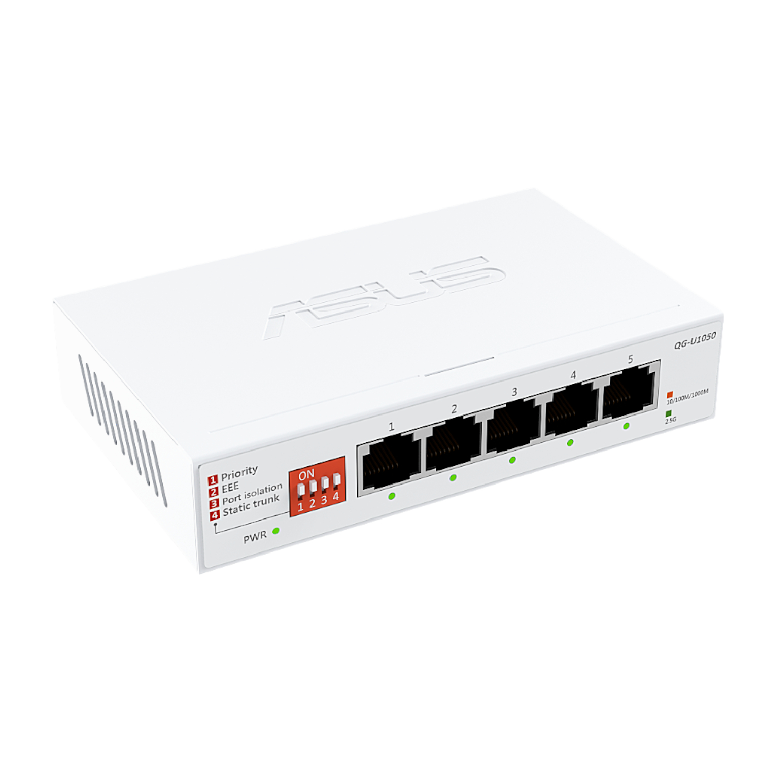 Asus 5×2.5g Unmanaged Network Switch – White