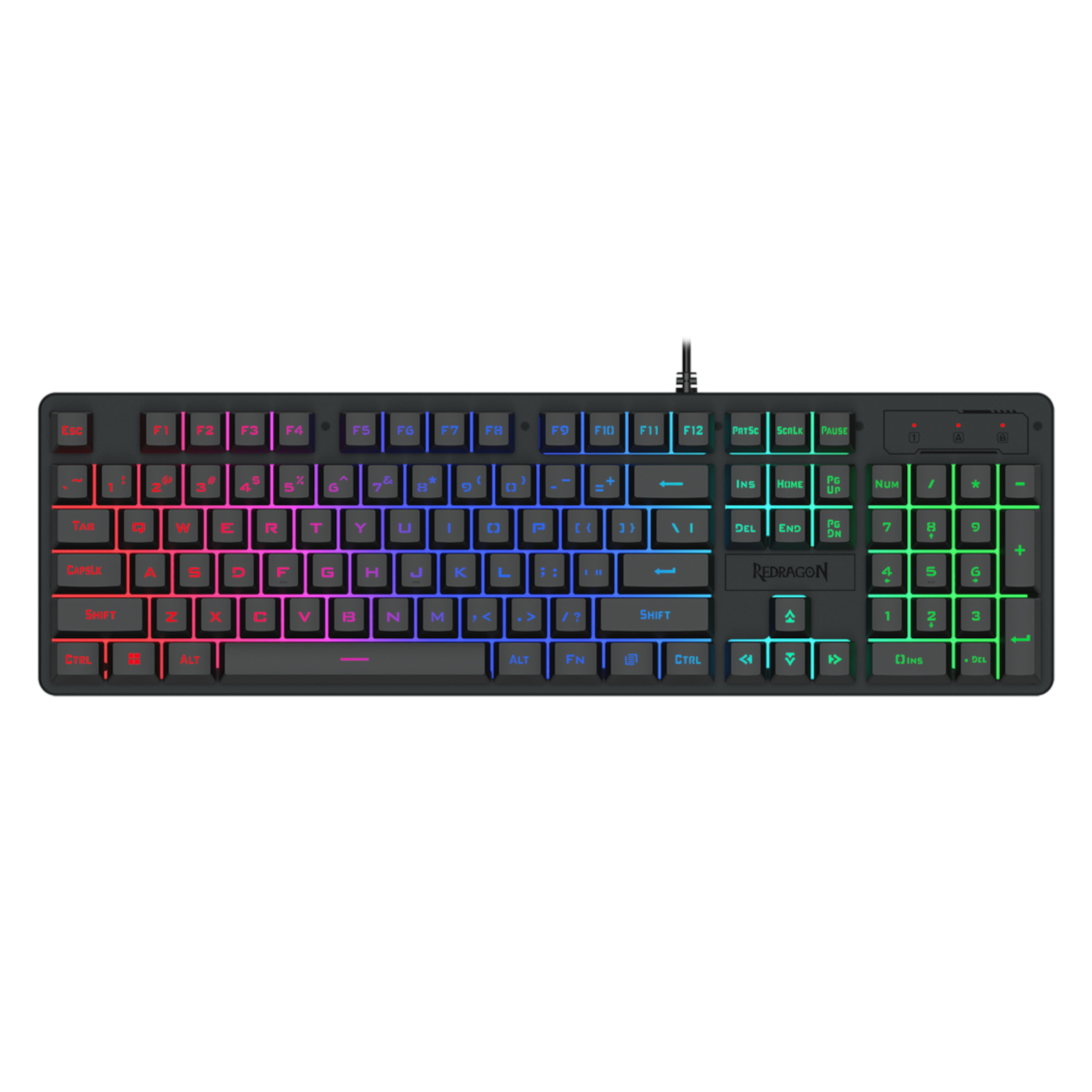 Redragon K521 Rgb Netherbane 104-Key Membrane Gaming Keyboard