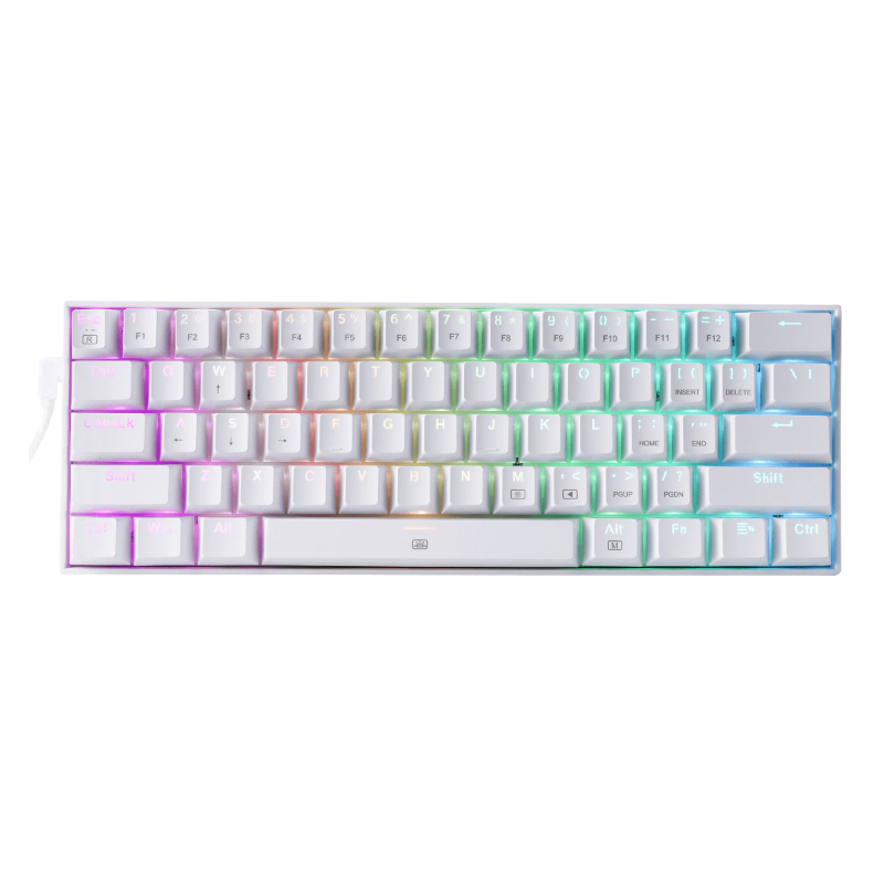 Redragon Dragonborn Wired Mechanical Keyboard Rgb
67key Design - White