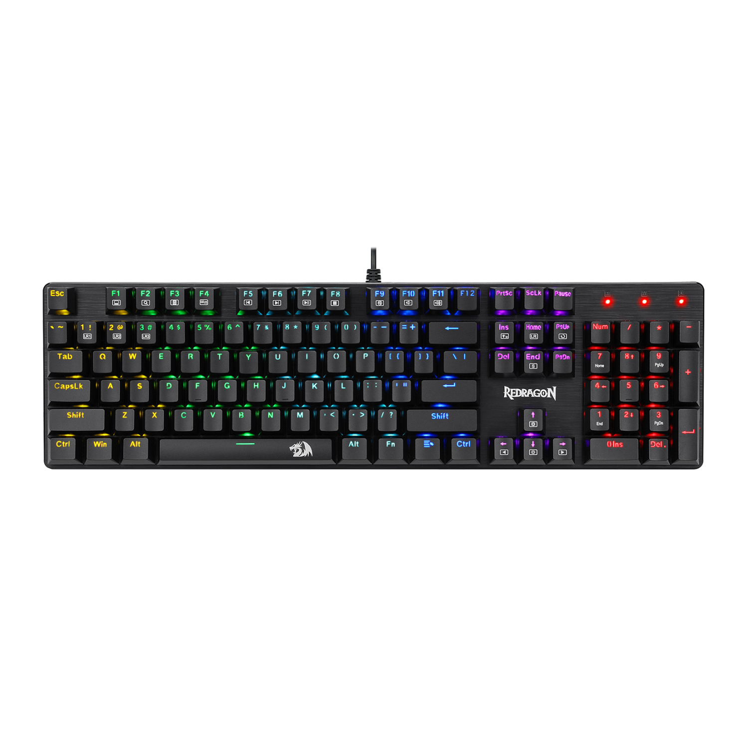 Redragon K671 104-Key Full Size Rgb Mechanical Gaming Keyboard