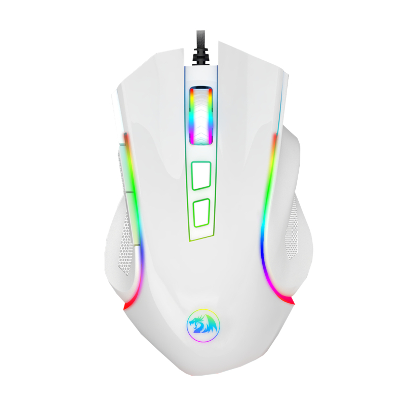 Redragon Griffin 7200dpi Gaming Mouse - White