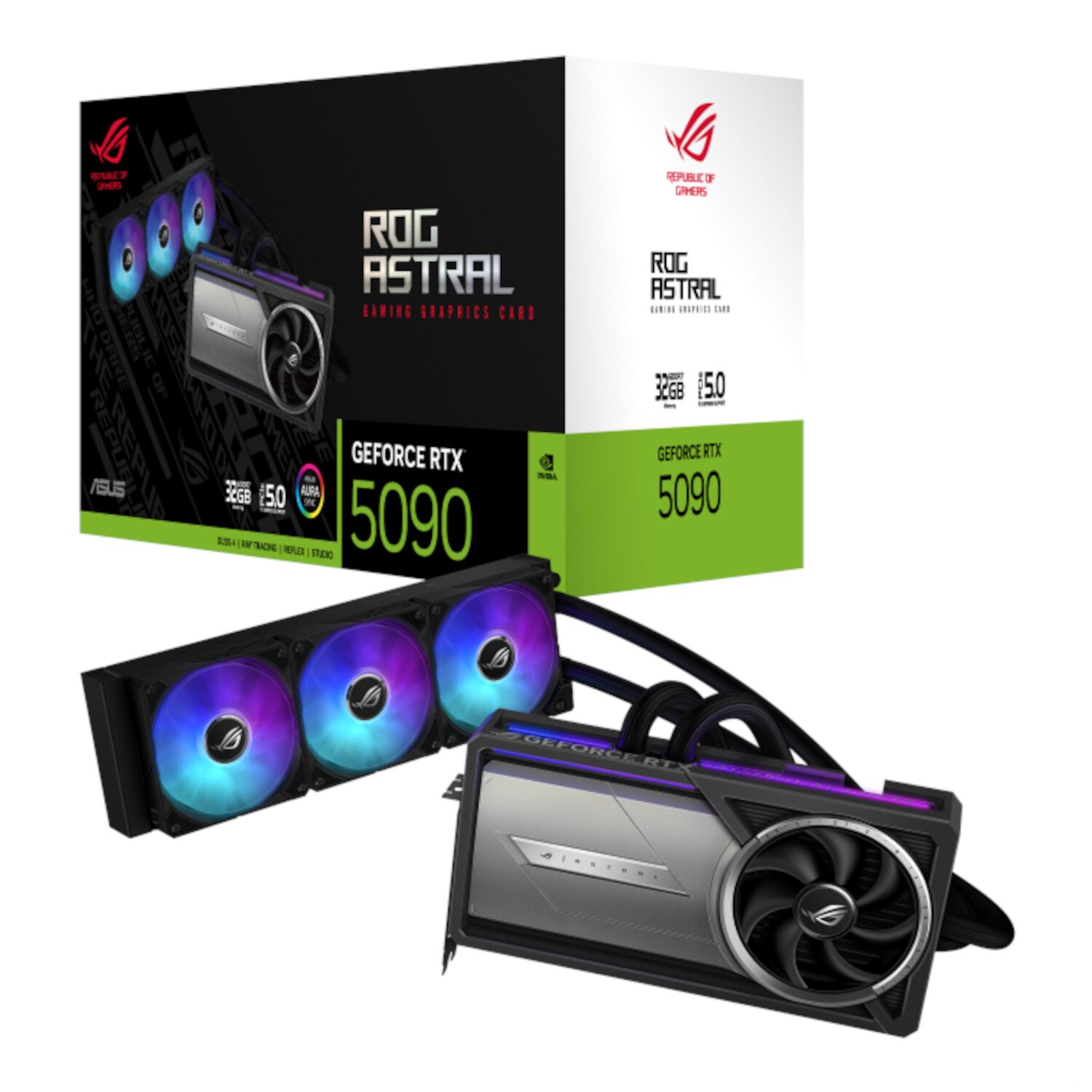 Asus Rog Astral Lc Geforce Rtx 5090 32gb Gddr7 Oc Edition