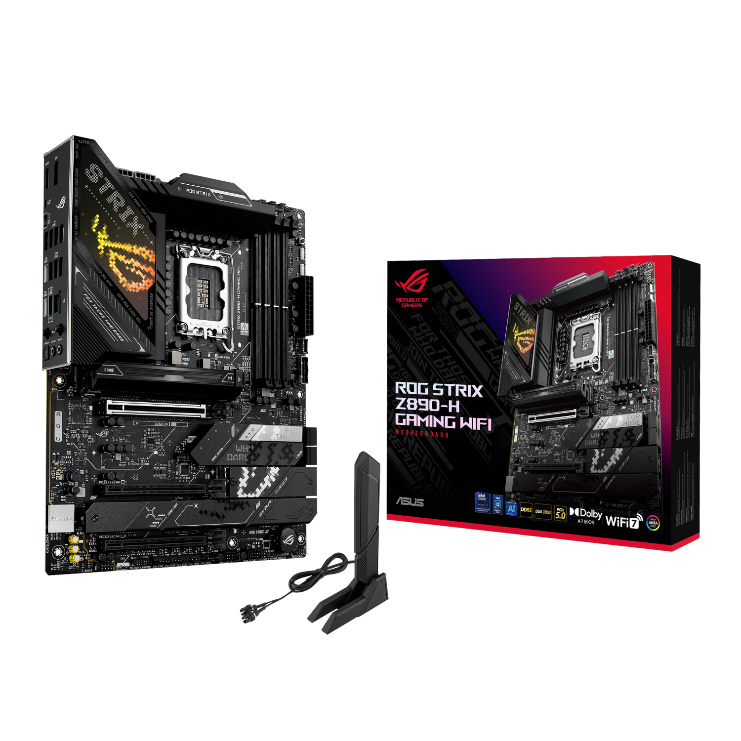 Asus Rog Strix Z890-H Gaming Wifi Intel Lga1851 Atx Motherboard