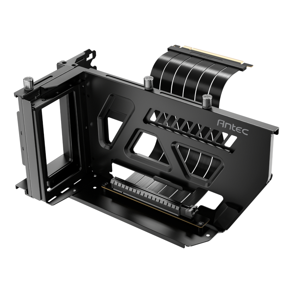 Antec Shift Vertical Gpu Bracket With Pcie 4.0 Riser Cable – Black